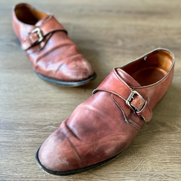 Allen Edmonds Men’s Warwick Monk Strap Shoe Size 11D - Picture 1 of 6